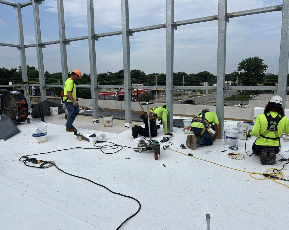 Representative commercial roofing project photograph